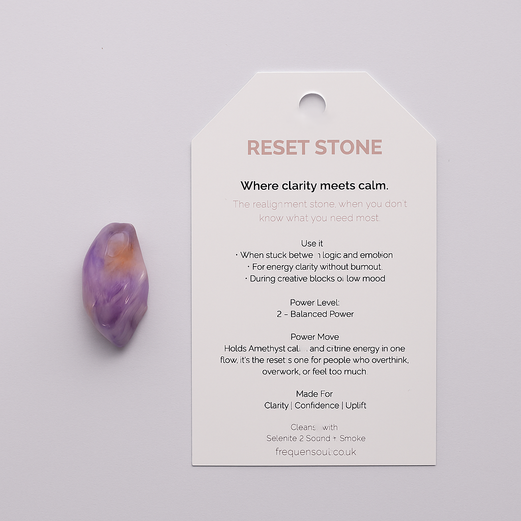 AMERTRINE - RESET STONE