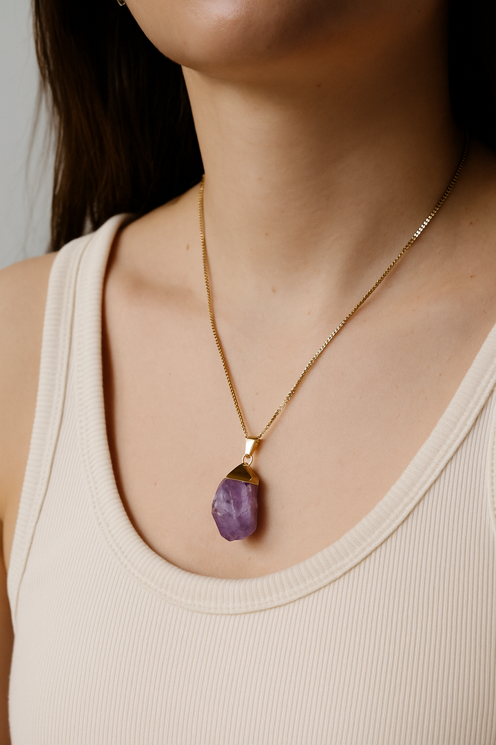 EARTH’S ELEMENT AMETHYST Pendant