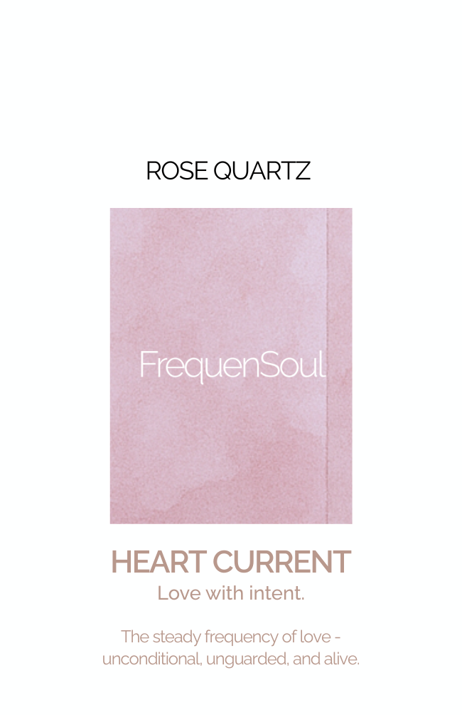 EARTH’S EDGE FREEFORM Rose Quartz — HEART CURRENT→ Love, Healing, Compassion