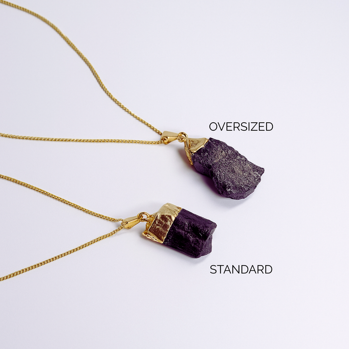 EARTH’S ELEMENT FORCE FIELD Black Tourmaline Pendant Necklace