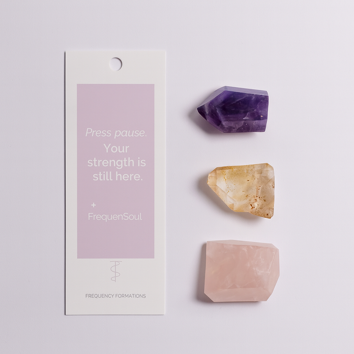 SOFT RESET Crystal Set – Ease Stress & Realign Energy