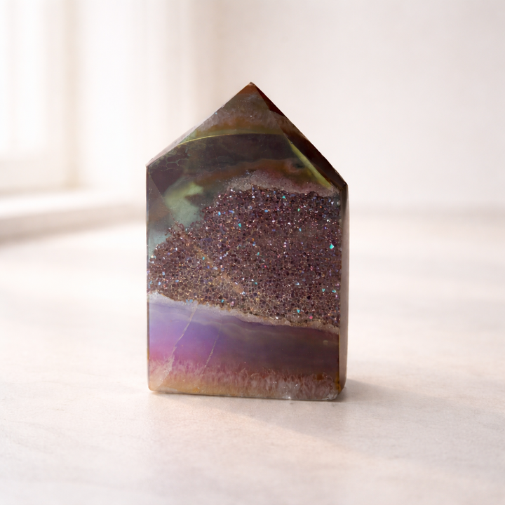 AURA AGATE TOWER Golden