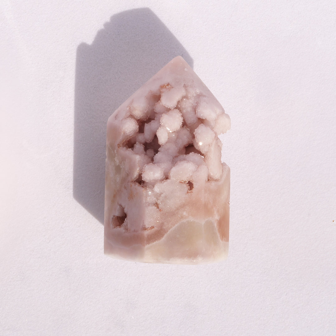 EARTH'S POINT Pink Amethyst — Quiet Force → Healing, Calm, Resilience