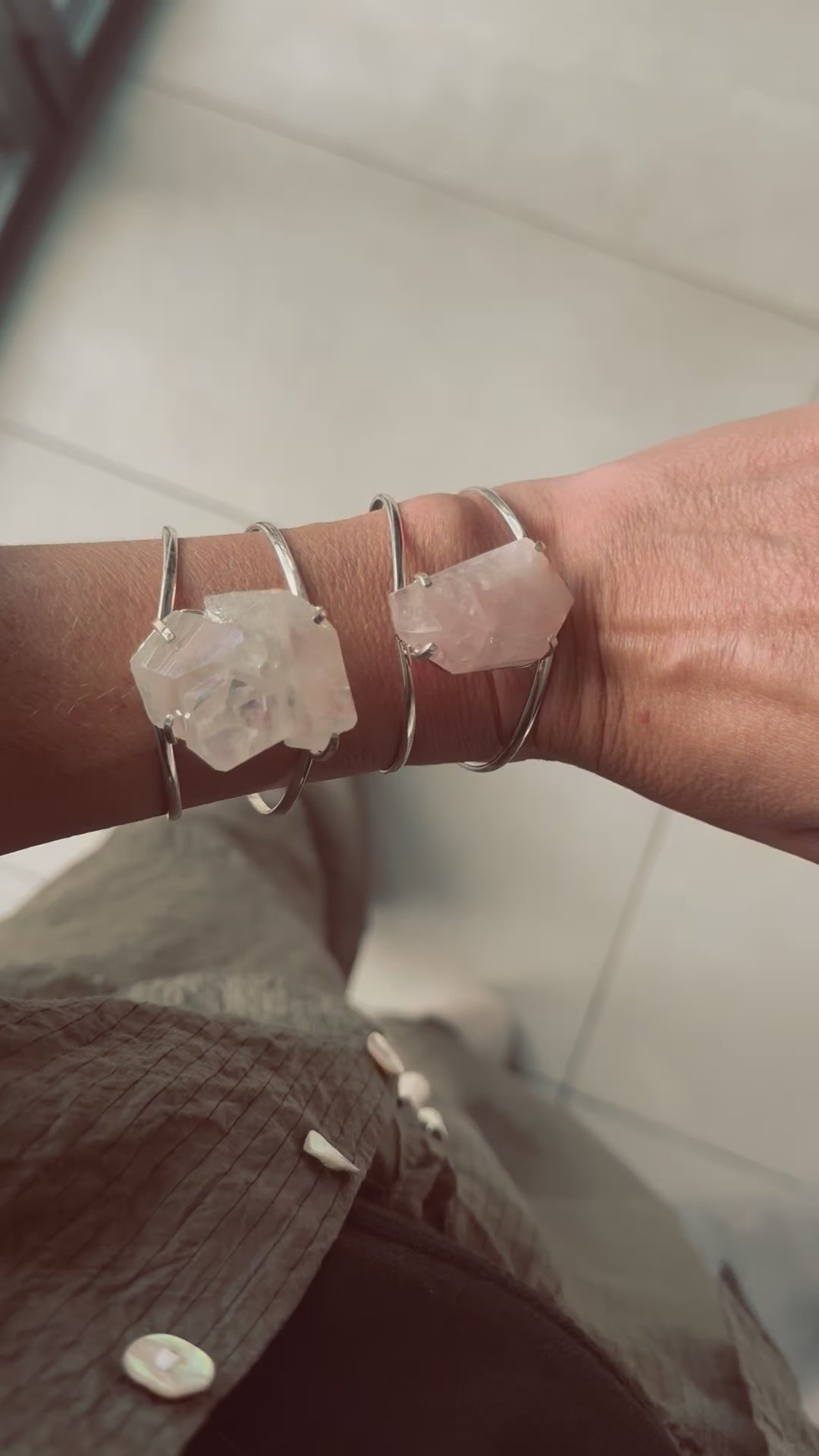 MINERAL CURRENT  Clear Quartz Bracelet