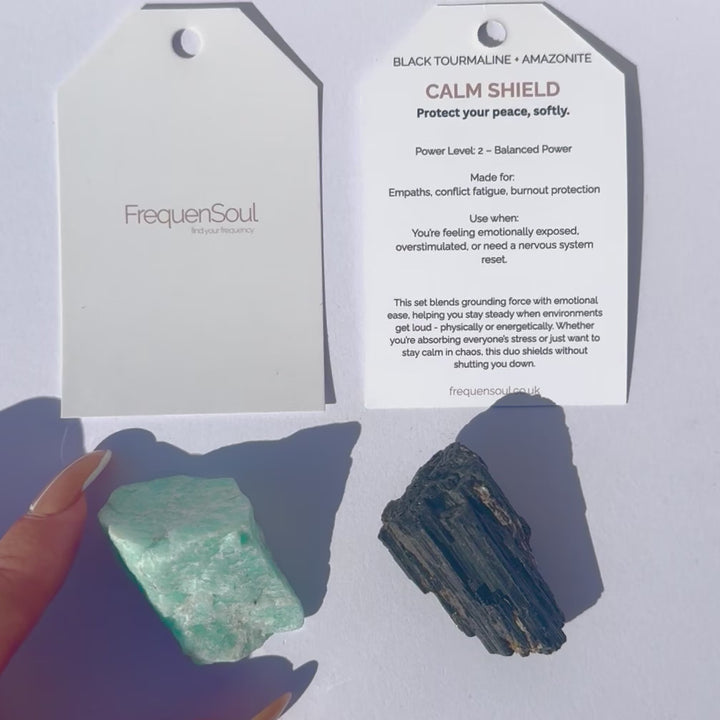 CALM Shield Pocket Frequency Crystal Set