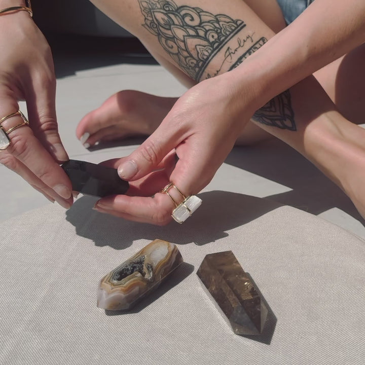 ROOT FREQUENCY Crystal Set – Protection & Grounded Energy