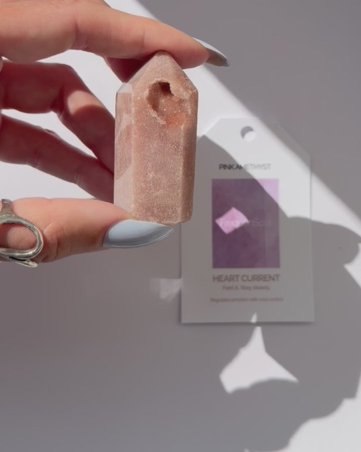 Pink Amethyst Point | 63g | 5.5x3cm